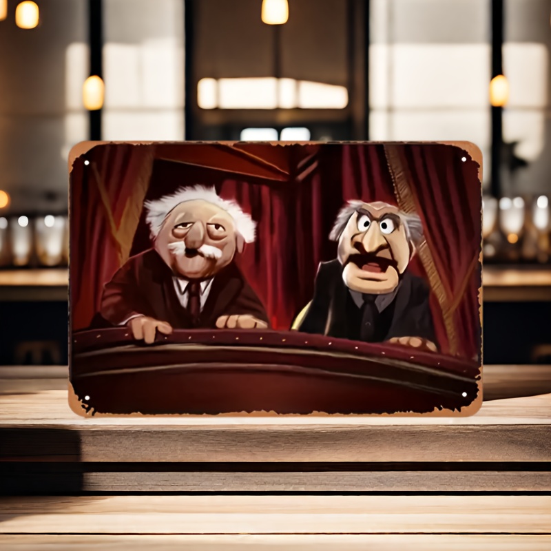 Home Bar Cafe - Statler & Waldorf Art mural en