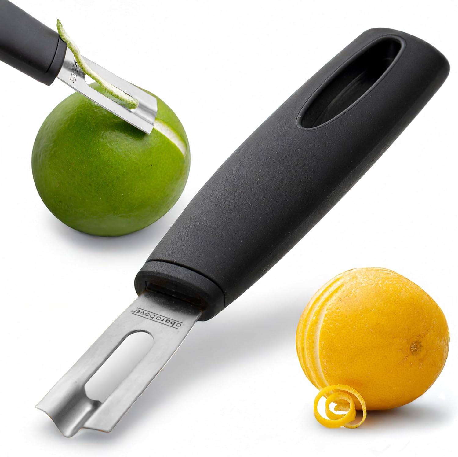 Peeler Channel Knife - Couteau à cannelures en acier inoxydable