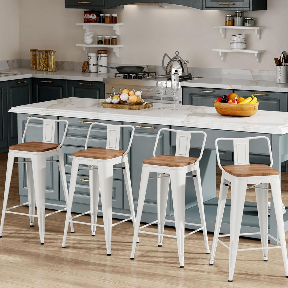 Home Bar Stools - Ensemble de 4 tabourets de bar