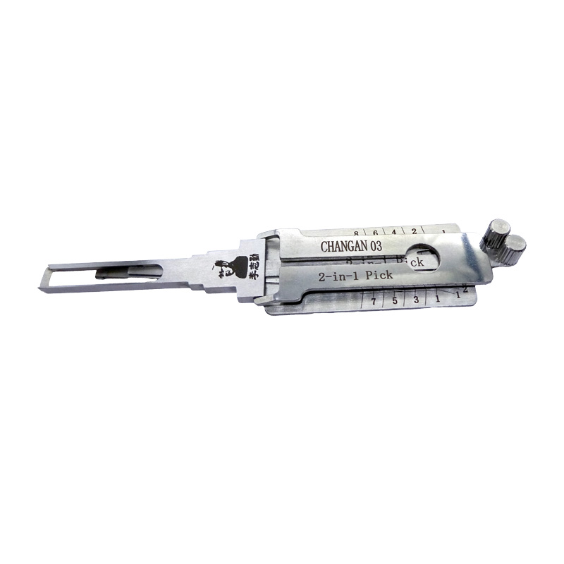 Ice Pick Pick - Décodeur de serrure 2-en-1 Lishi CHANGAN03