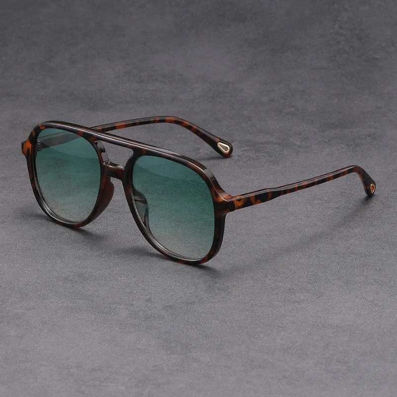 Old Fashioned Glass - Lunettes de soleil carrées à double