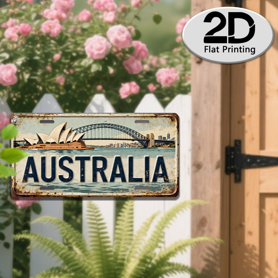 Home Bar Sydney - Plaque de plaque d'immatriculation AL Australie