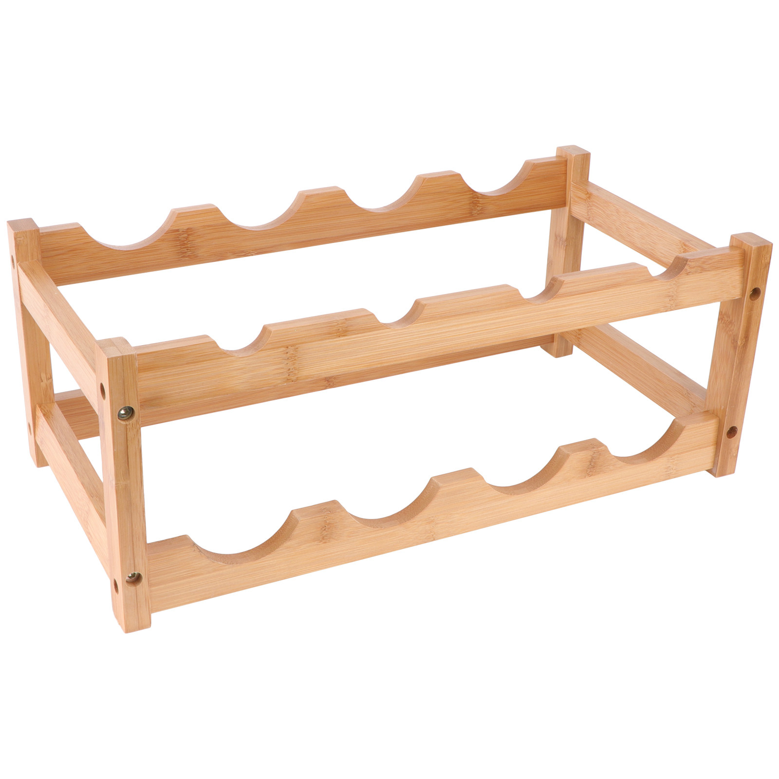 Home Bar Stand - Porte-bouteilles à vin double couche en