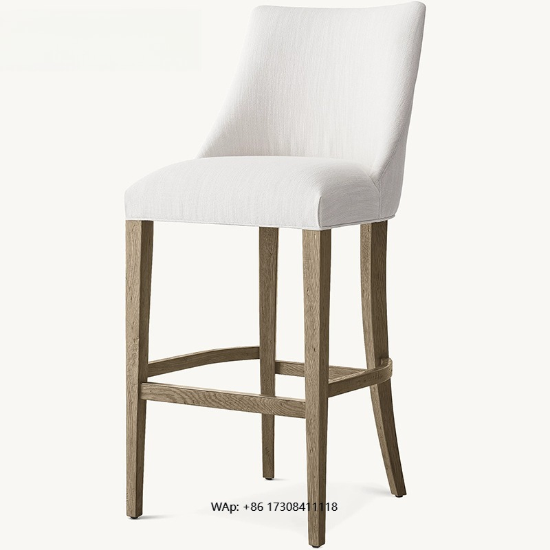 Home Bar Stools - Chaise de bar en bois massif