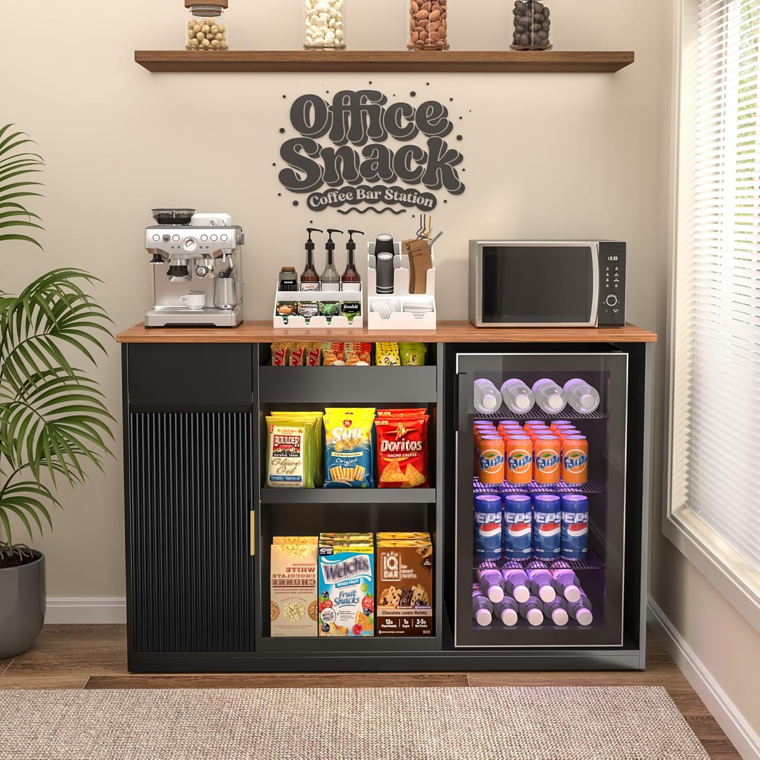 Home Bar And Cabinet - Meuble de bar à snacks avec