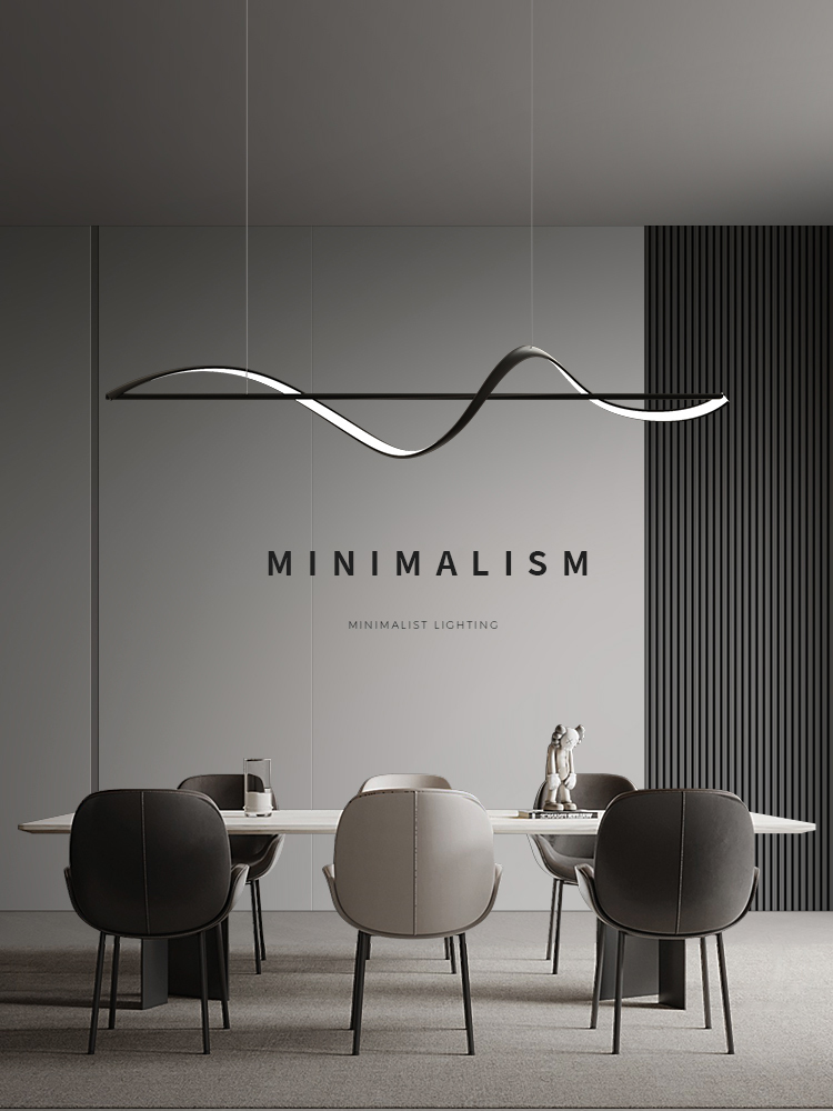 Home Bar Word - Lampe LED Suspendue au Design Minimaliste