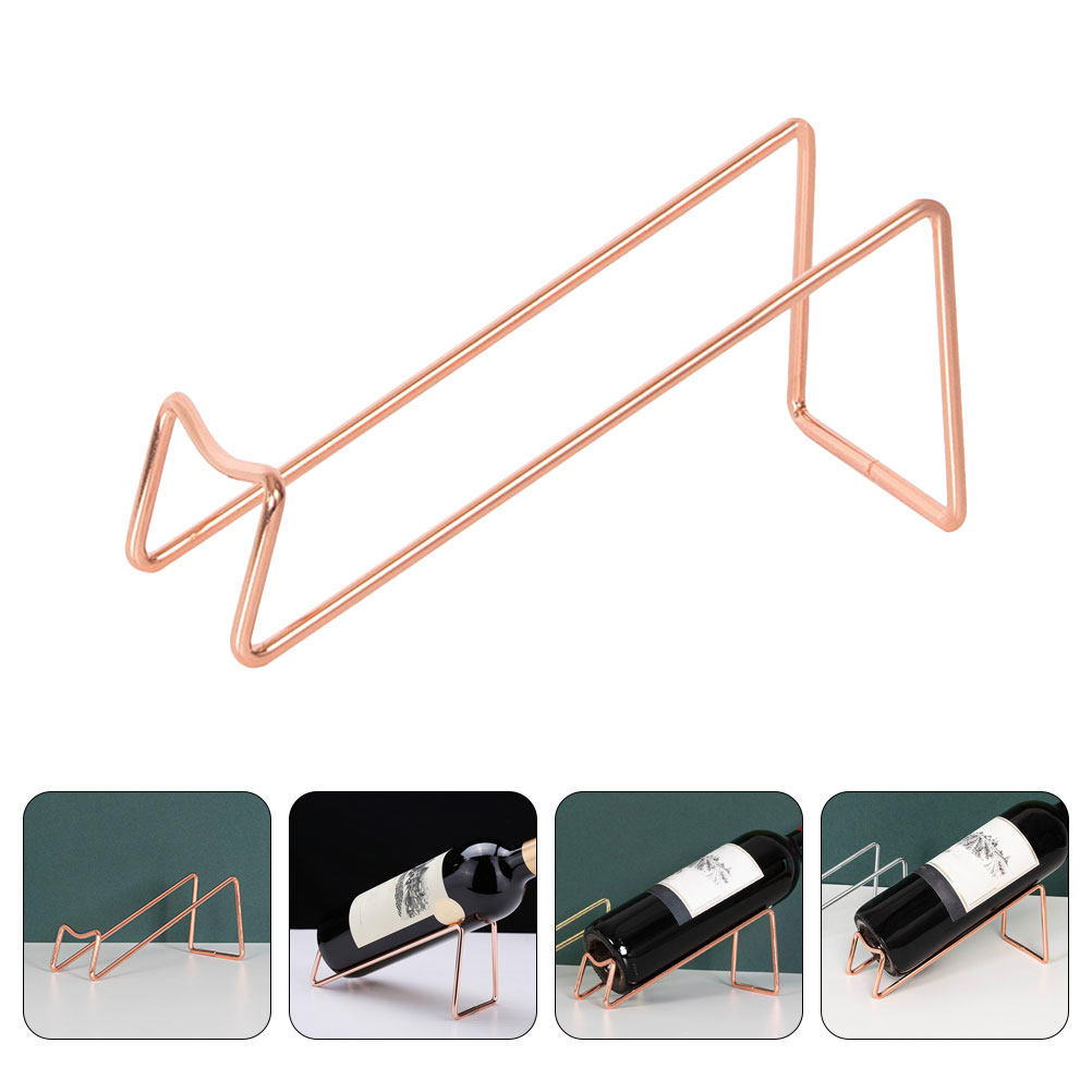 Home Bar Stand - Support à vin minimaliste en fer,