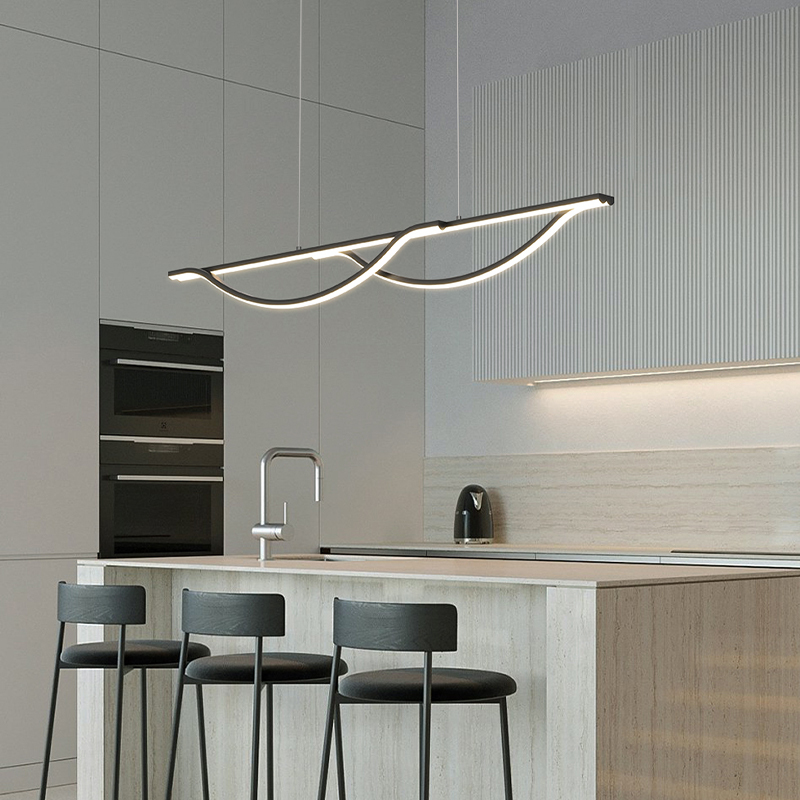 Home Bar Word - Led Restaurant lustre nordique Simple salle