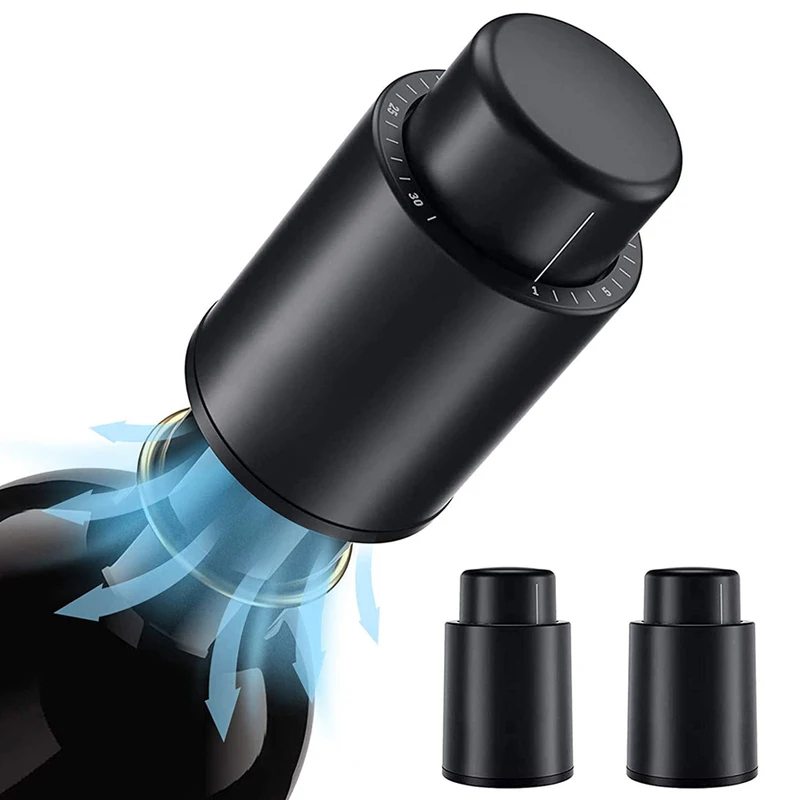 Wine Preservation Pump - Bouchon de bouteille de vin sous