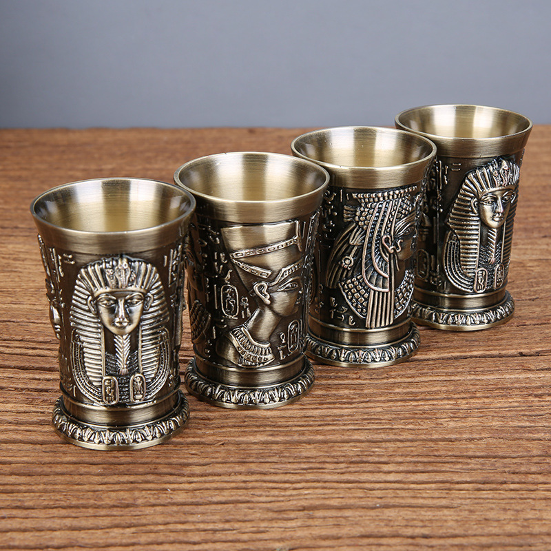 Old Fashioned Glass - Verre à liqueur égyptien vintage en
