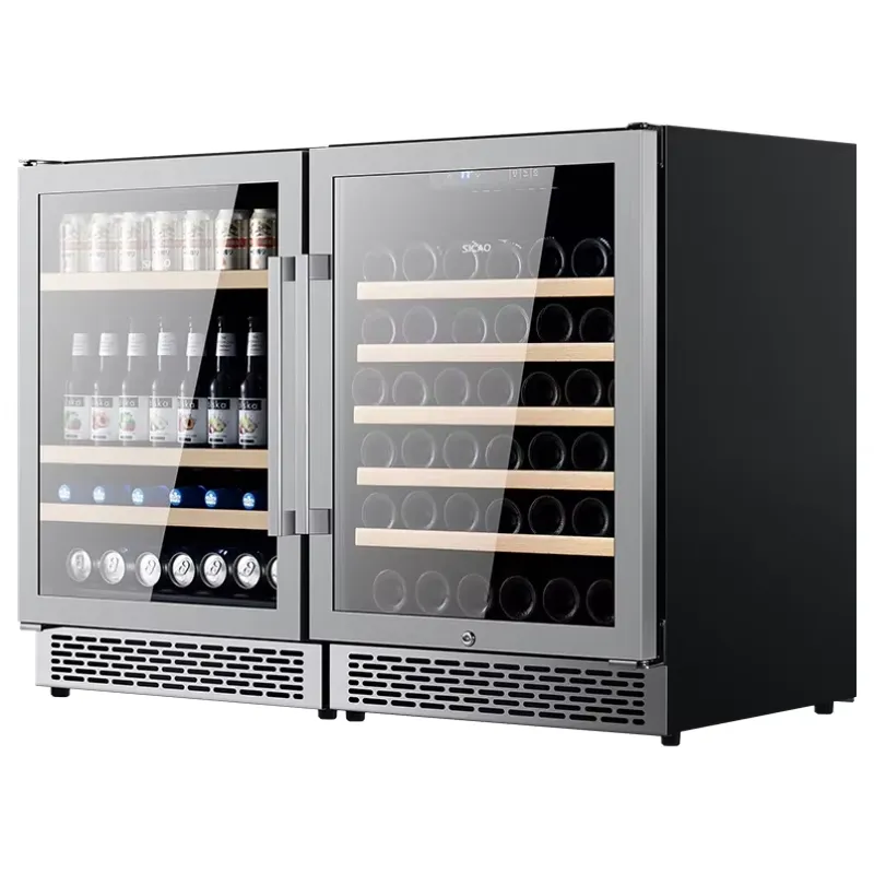 Home Bar And Fridge - Réfrigérateur à vin à double zone