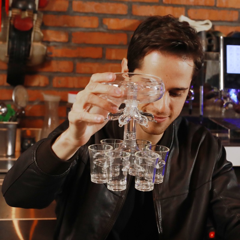 Home Bar Setup Kit - Ensemble de carafes à liqueur imitation