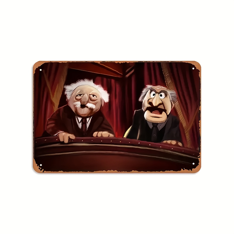 Statler & Waldorf Art mural en - Home Bar Cafe avis et prix