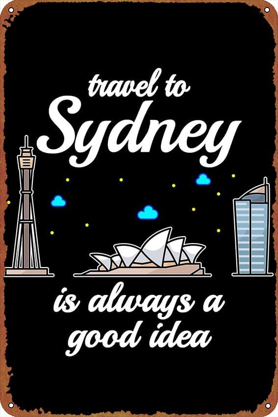 Affiche de voyage à Sydney, dé - Home Bar Sydney avis et prix