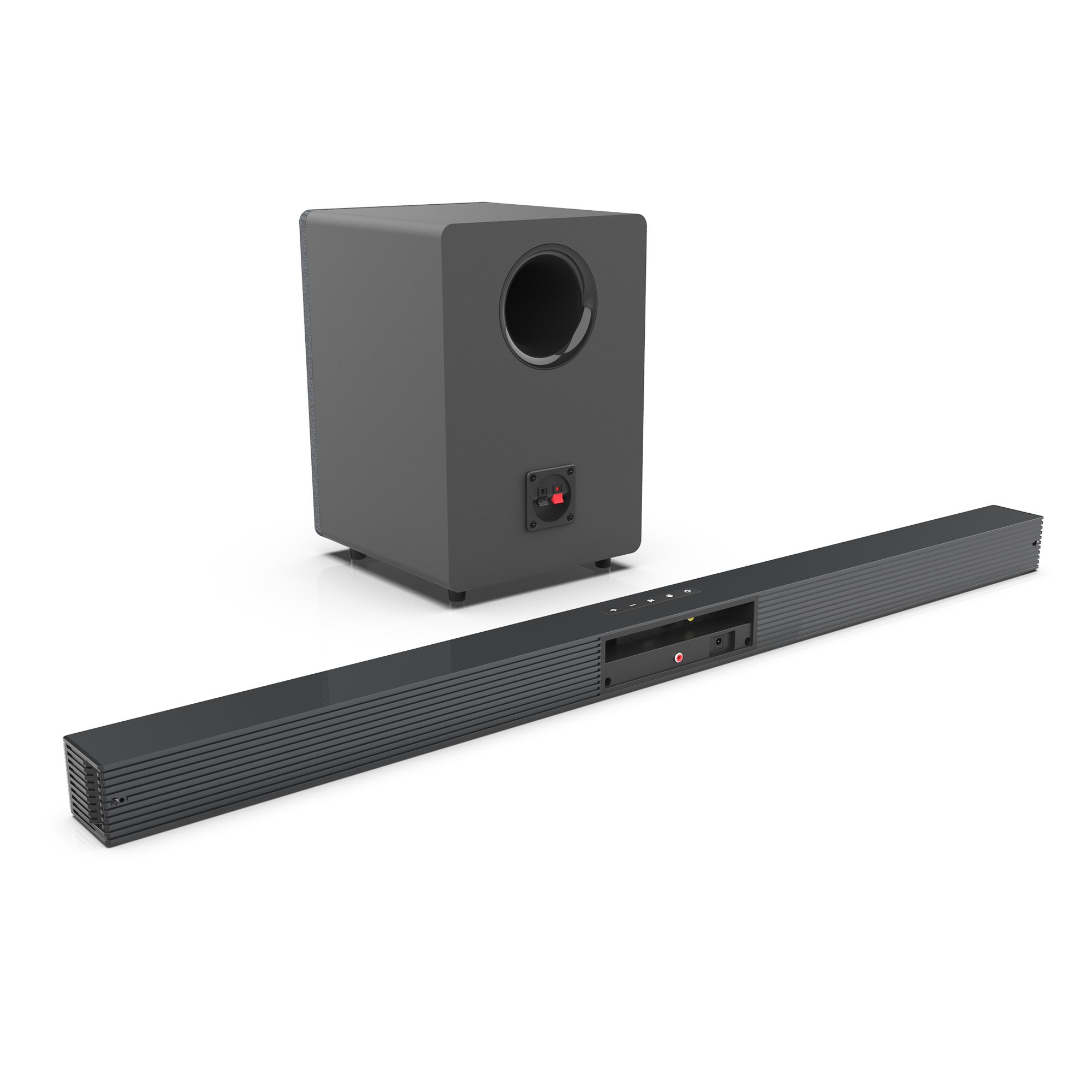 Barre de son TV 84W avec caiss - Home Bar And Theater avis et prix