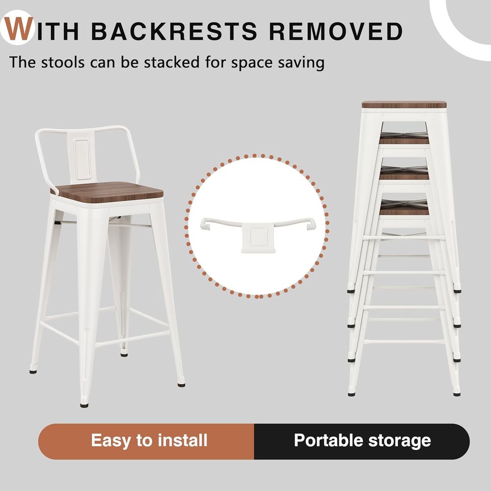 Ensemble de 4 tabourets de bar - Home Bar Stools avis et prix