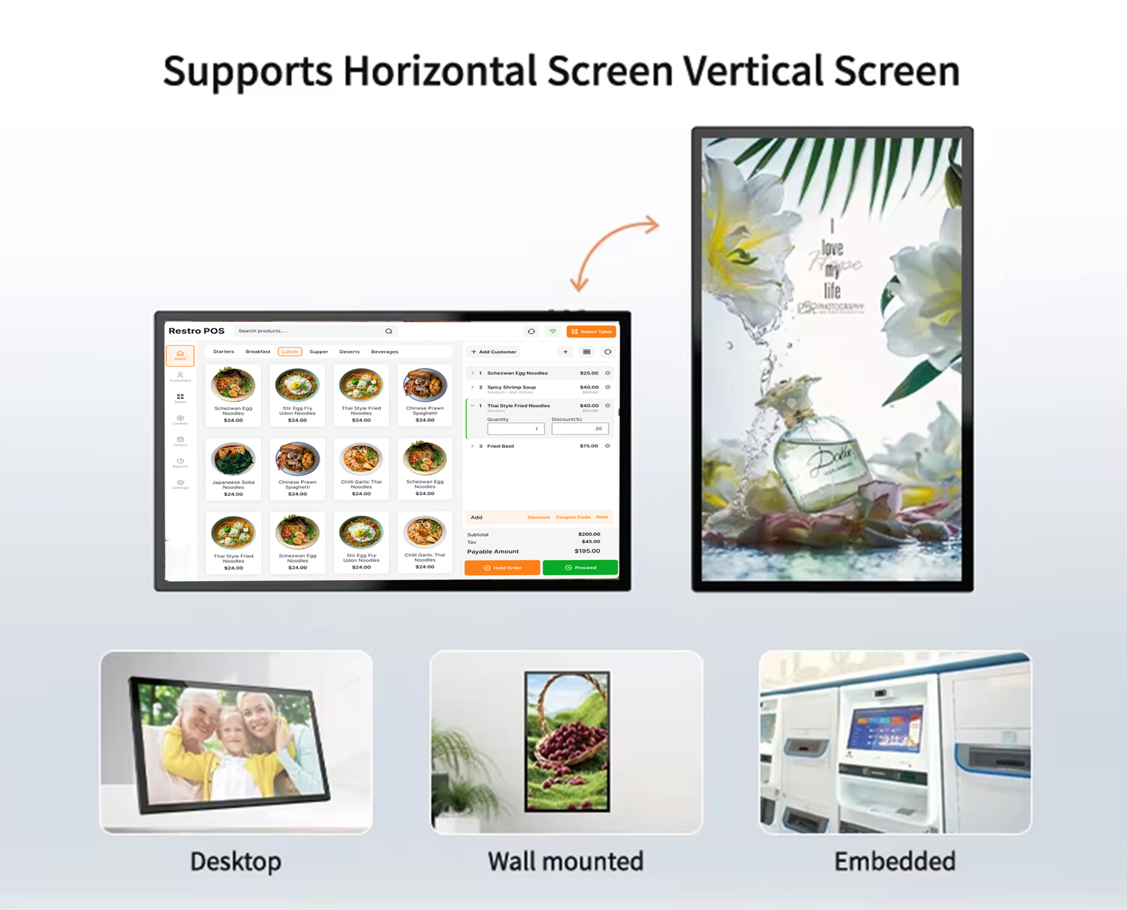 Tablette murale intelligente t - Home Bar Android avis et prix