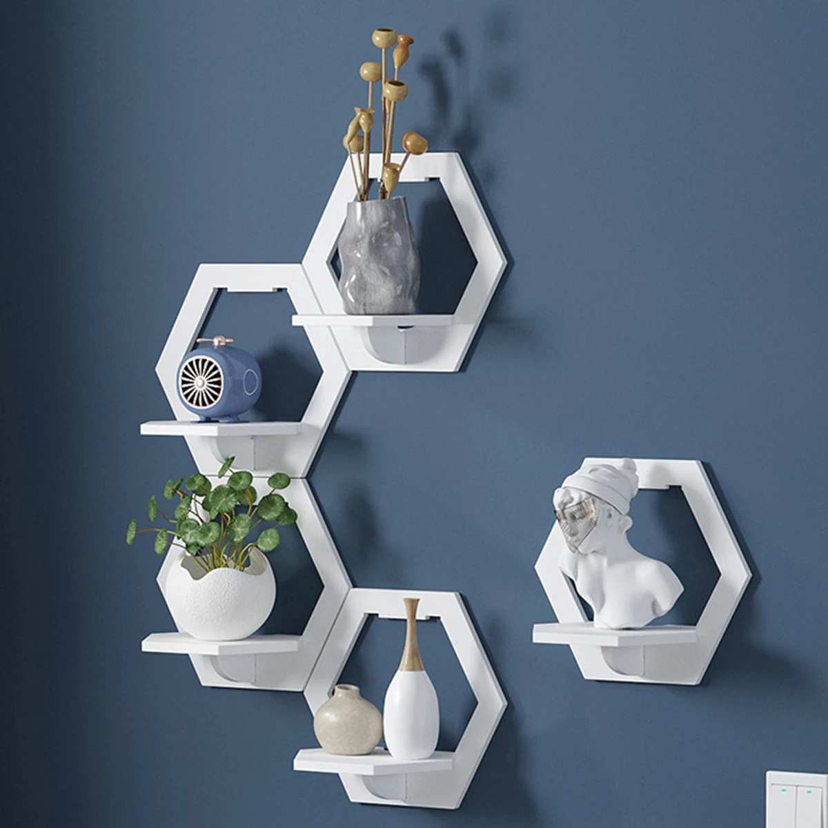 Étagère murale hexagonale sans - Home Bar Shelf avis et prix