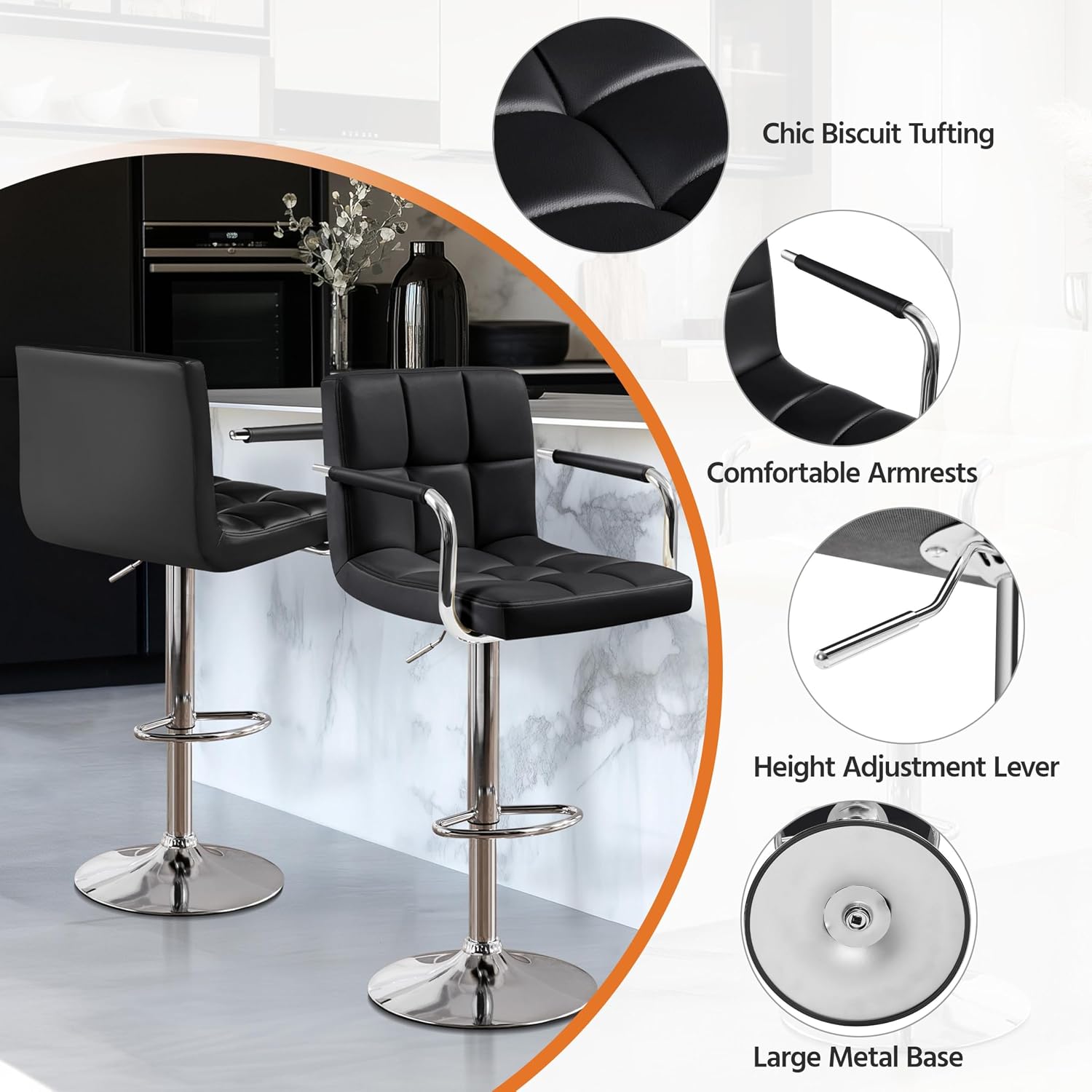Ensemble de 2 tabourets de bar - Home Bar Stools avis et prix
