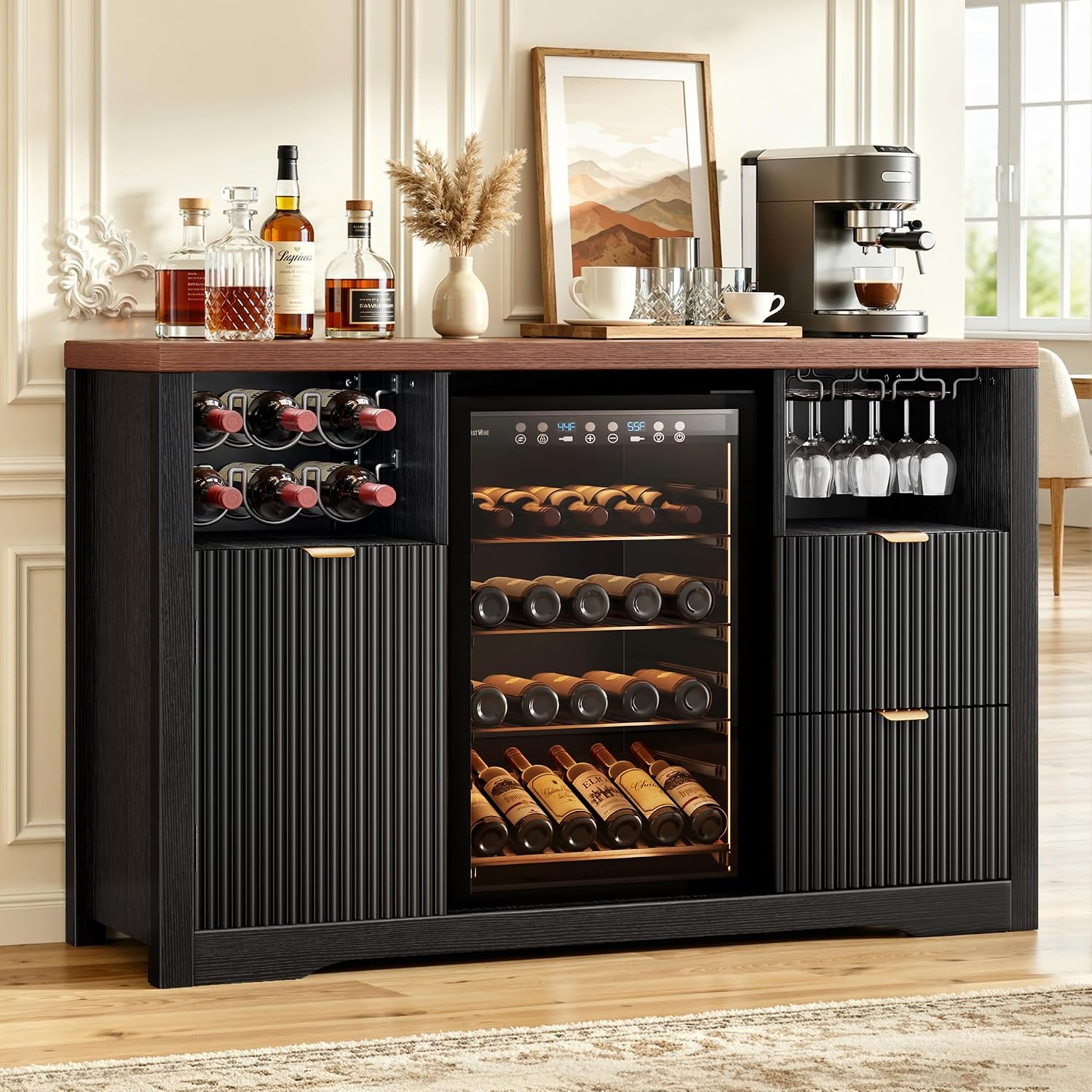 Meuble de bar à café avec espa - Home Bar And Fridge avis et prix