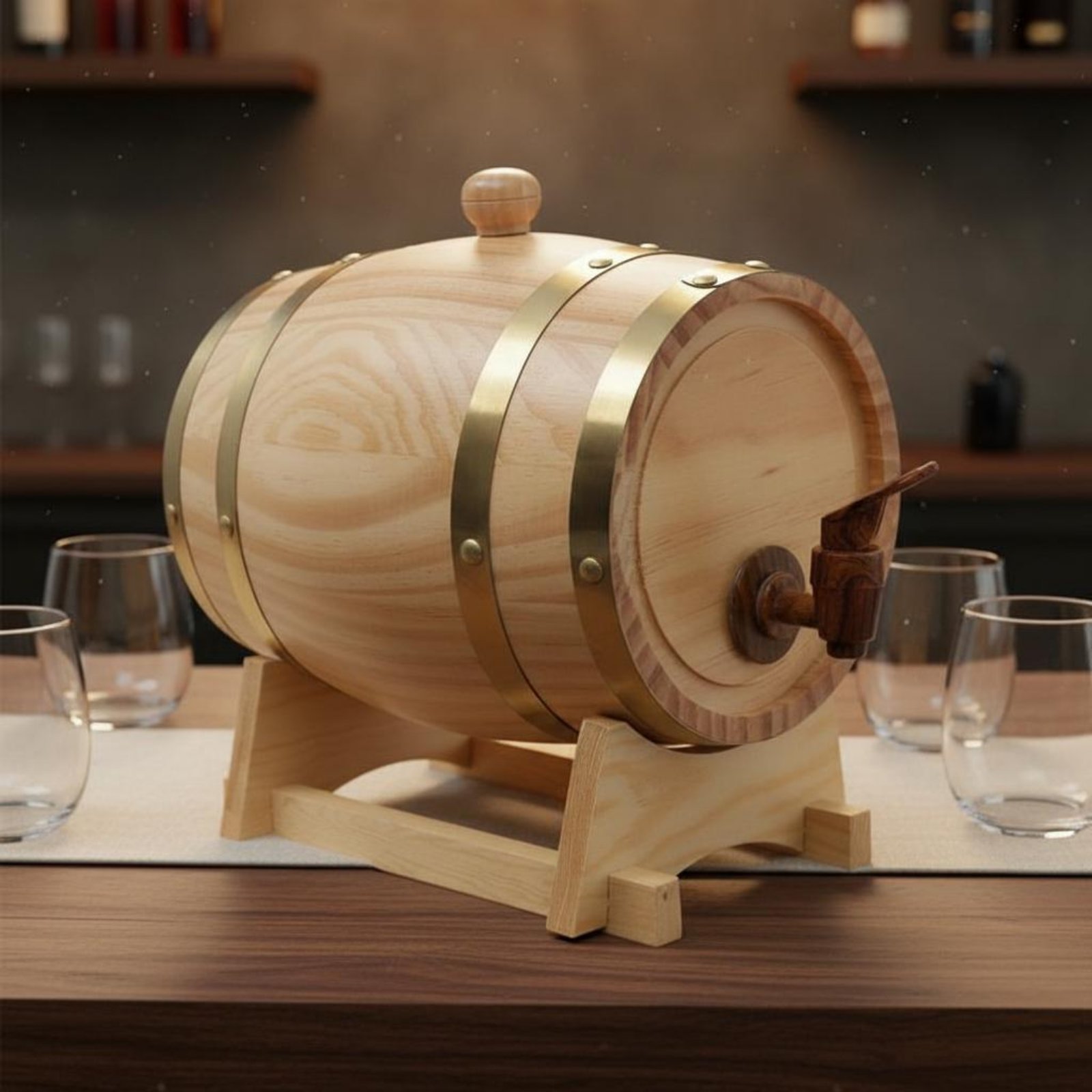 Fût en bois de sapin avec robi - Home Bar Stand avis et prix