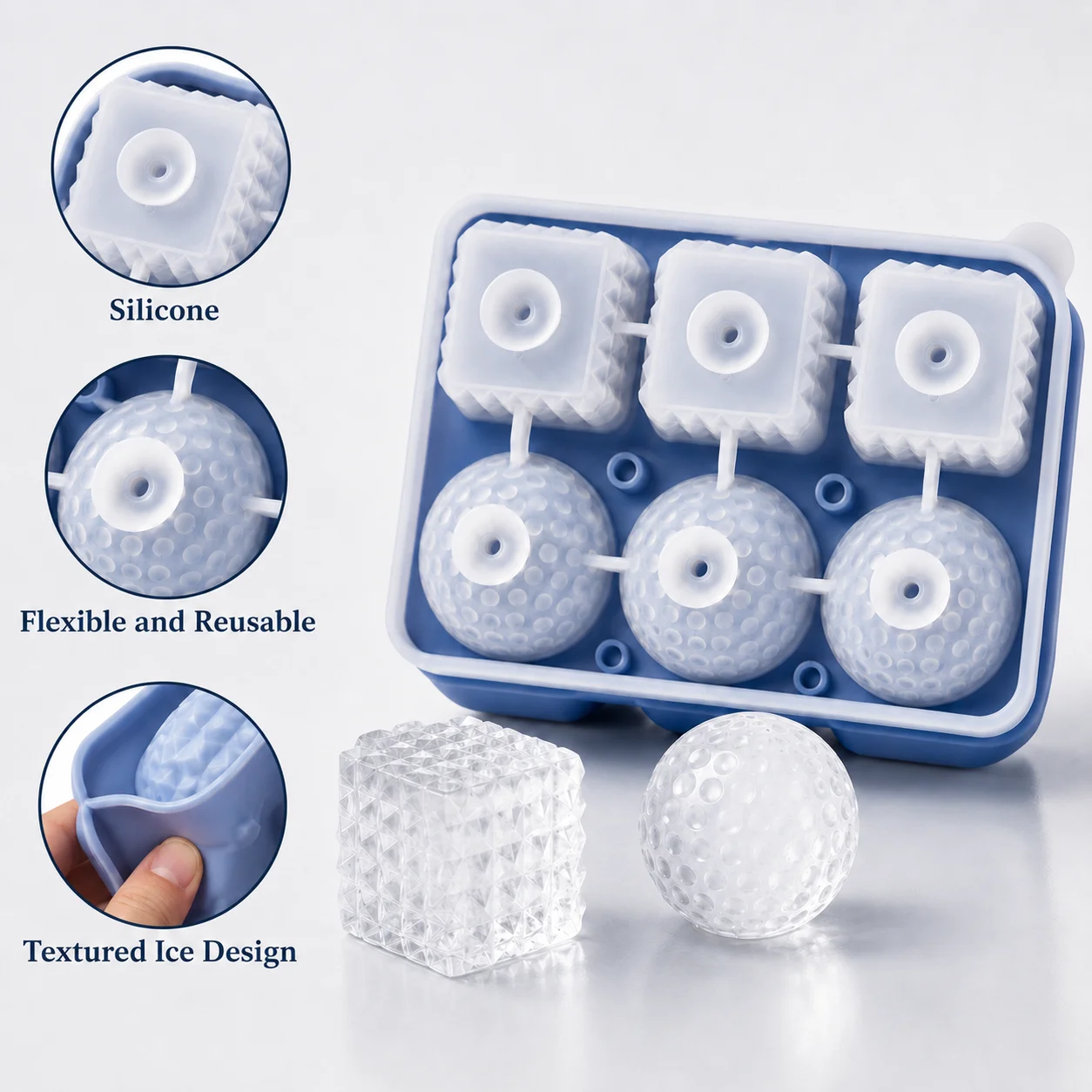 Moule à glaçons en silicone po - Ice Mold Sphere avis et prix