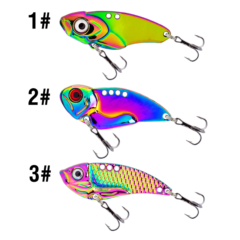 Lot de 3 leurres VIB métalliqu - Jigger Double Sided avis et prix