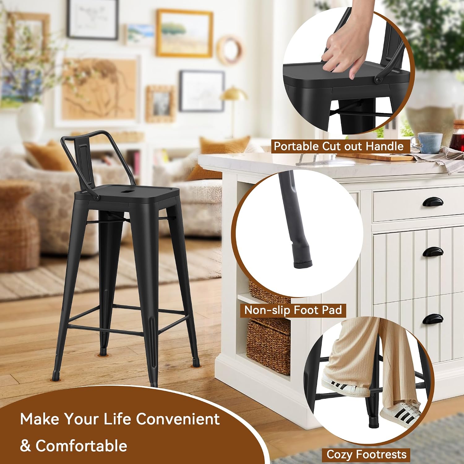 Tabourets de bar industriels e - Home Bar Stools avis et prix