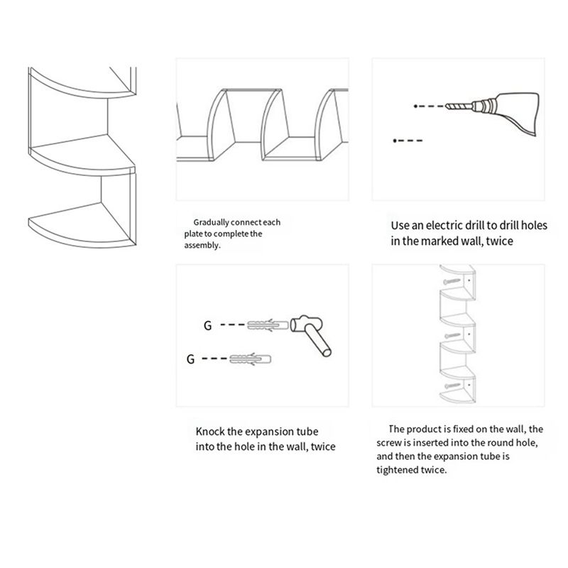 ABUL - Étagère d'angle murale  - Home Bar Shelf avis et prix