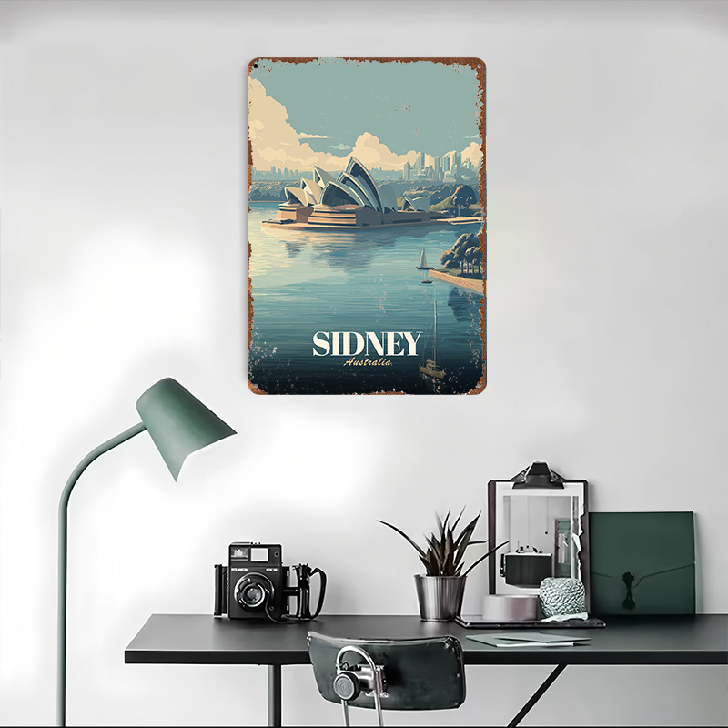 Affiche de voyage de l'Opéra d - Home Bar Sydney avis et prix