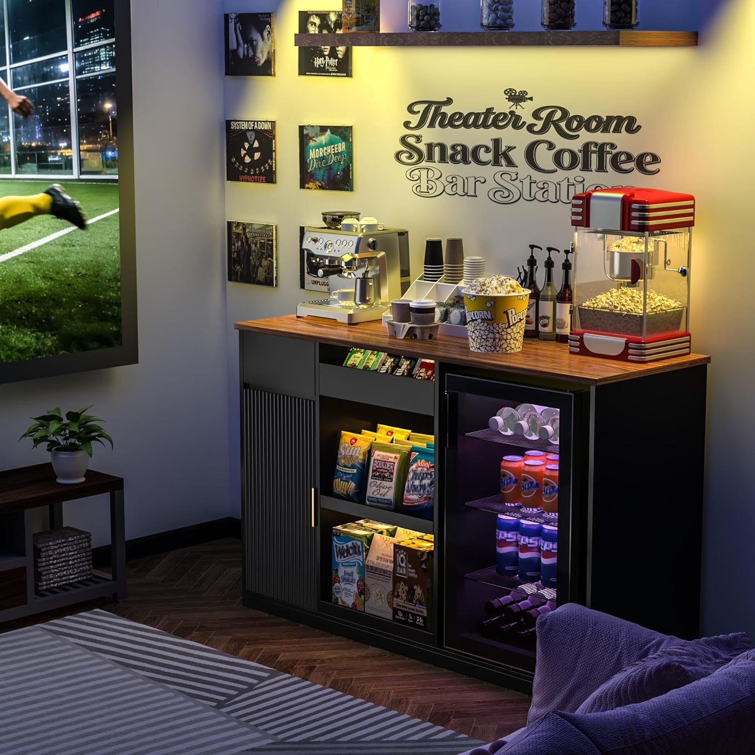 Meuble de bar à snacks avec es - Home Bar And Cabinet avis et prix
