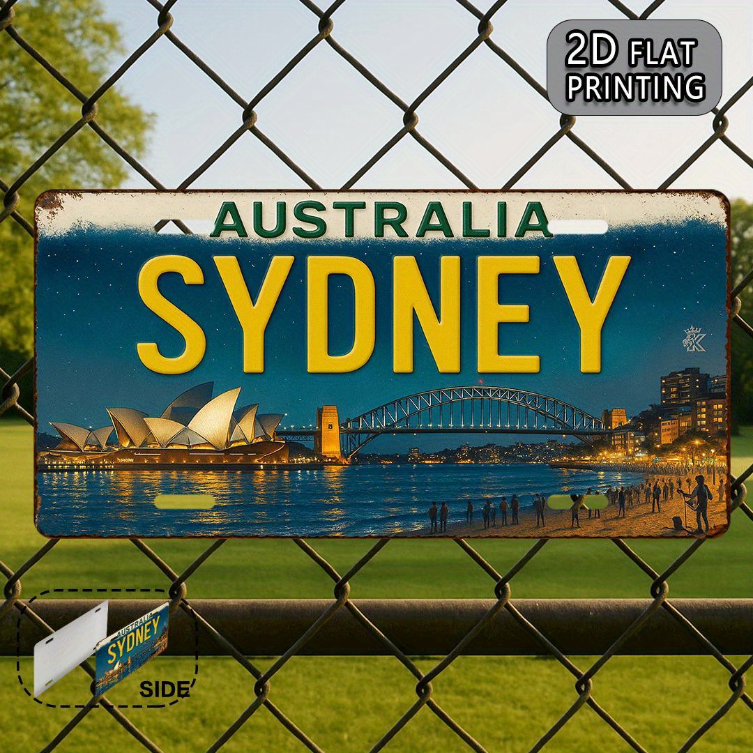 Plaque en étain de style plaqu - Home Bar Sydney avis et prix