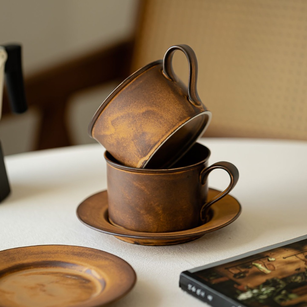 Ensemble tasse et assiette rét - Old Fashioned Glass avis et prix