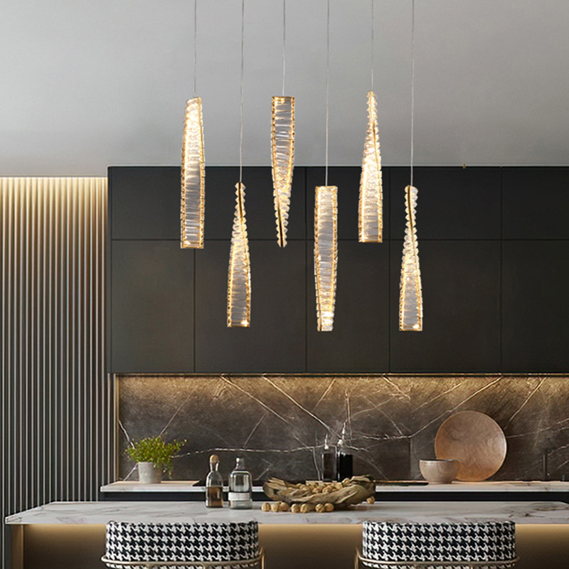 Lustres en cristal à longue ba - Home Bar Word avis et prix