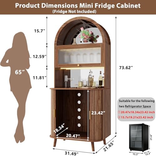 Meuble bar à vin avec espace r - Home Bar And Fridge avis et prix
