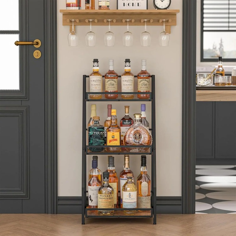 Étagère à vin à 3 niveaux en f - Home Bar Shelf avis et prix