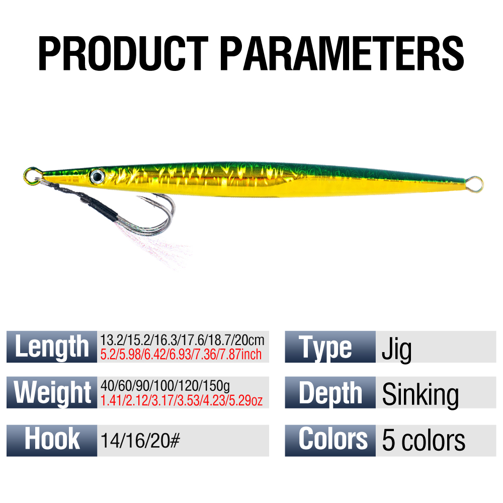 1 pièce Leurre de pêche métall - Jigger Double Sided avis et prix