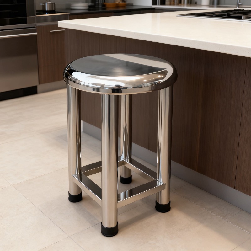 Tabouret rond en acier inoxyda - Home Bar Stools avis et prix