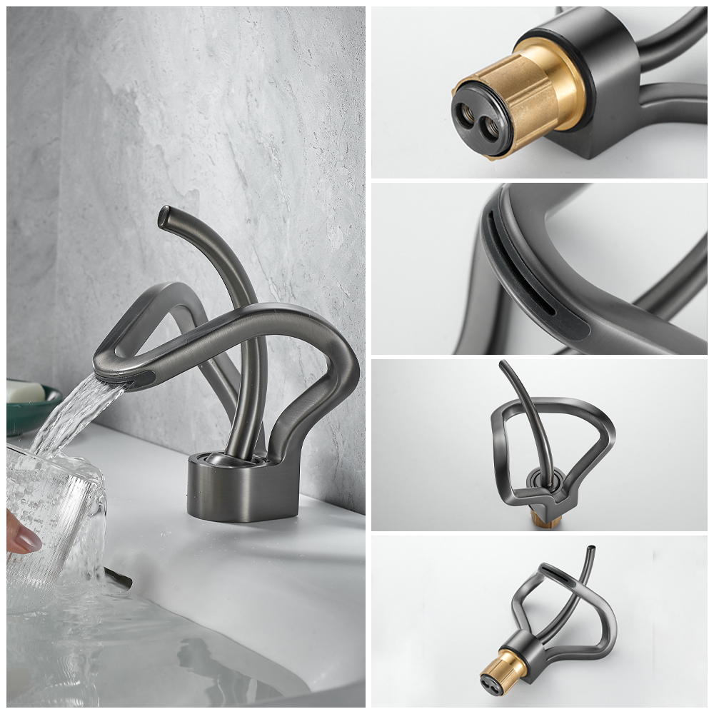 Robinet de lavabo en or noir,  - Home Bar Sink avis et prix