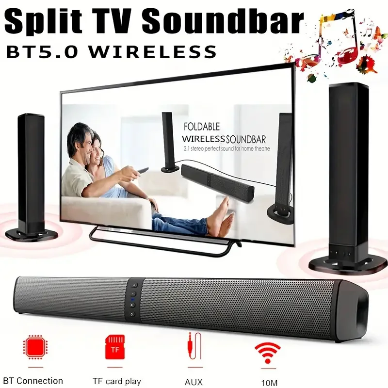 Barre de son TV sans fil Bluet - Home Bar And Theater avis et prix