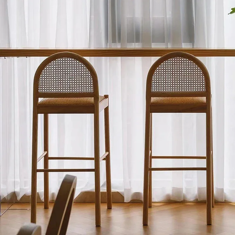 Chaise de bar en rotin et bois - Home Bar Stools avis et prix